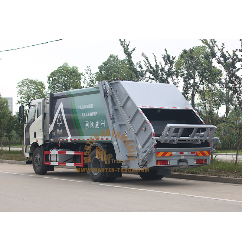 automated front loader garbage truck