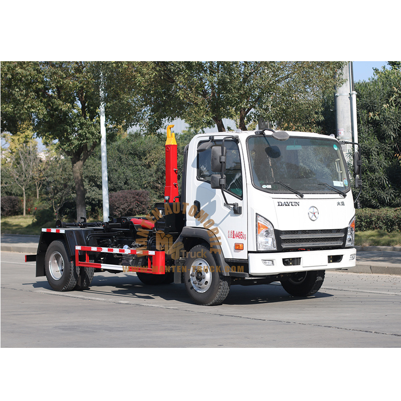 automated front loader garbage truck