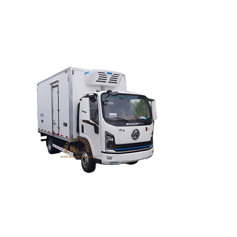 Shacman 2 Tons 4x2 Refrigerator Truck Front.