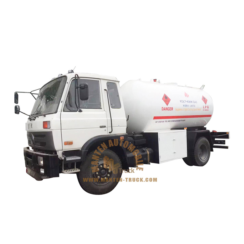 Dongfeng 4x2 10cbm LPG Bobtail With Flow Meter.