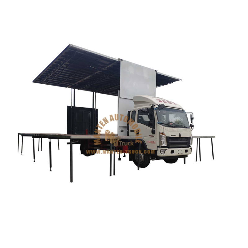 6.2m Howo Built In LED Stage Truck