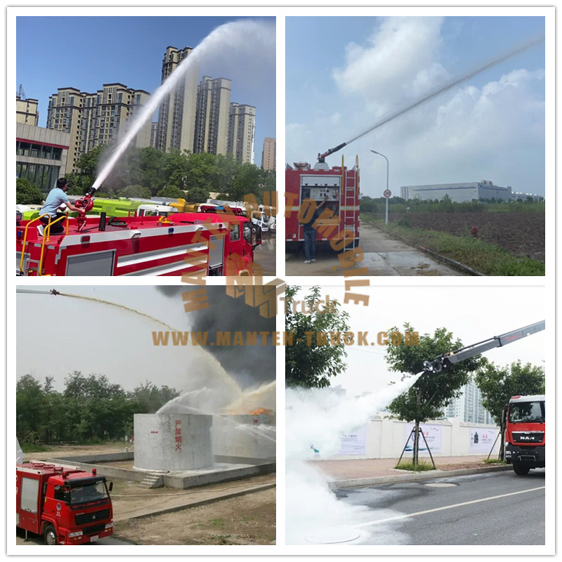 Tubig And Foam Fire Fighting