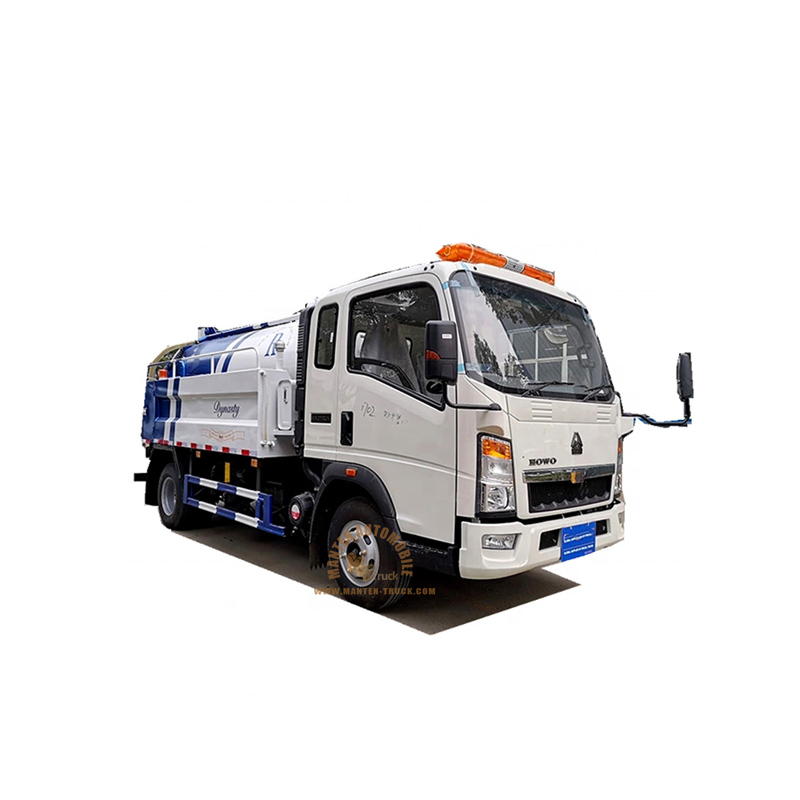 Howo High Pressure 6000 Liter Combination Cleaning Truck