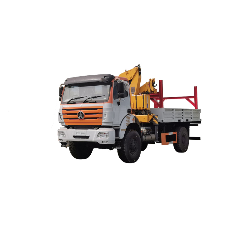 3.2 tones Beiben 4x2 Truck With Crane
