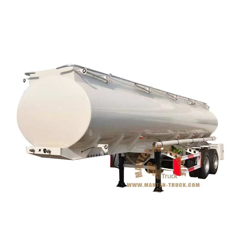 2axle 38000 litro Carbon Steel Fuel Tank Trailer