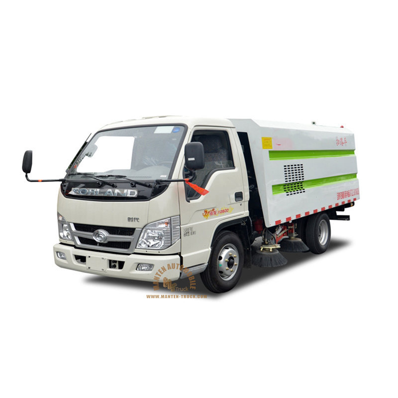 Foton Forland 2500 Liters Mini Road Sweeper Truck Street Vacuum Cleaner Truck