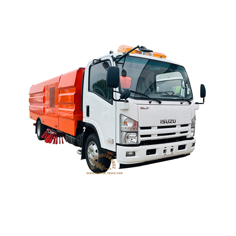 Isuzu Npr 4x2 6 Cbm Road Sweeper Truck
