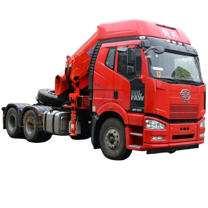 FAW Prime Mover With 50t Crane
