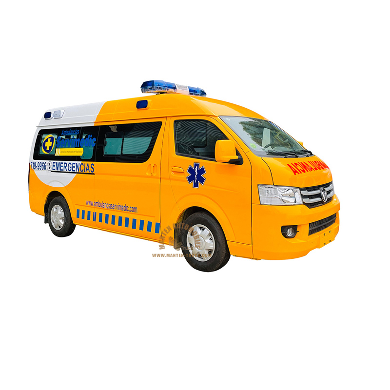 Foton 4x2 Diesel Engine Icu Monitor Ambulance