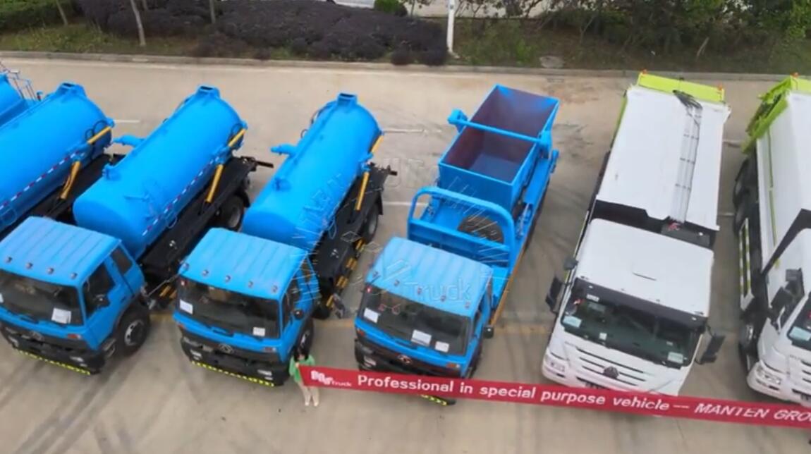 Batch of Sanitation Vehicles Exported to The East Africa.