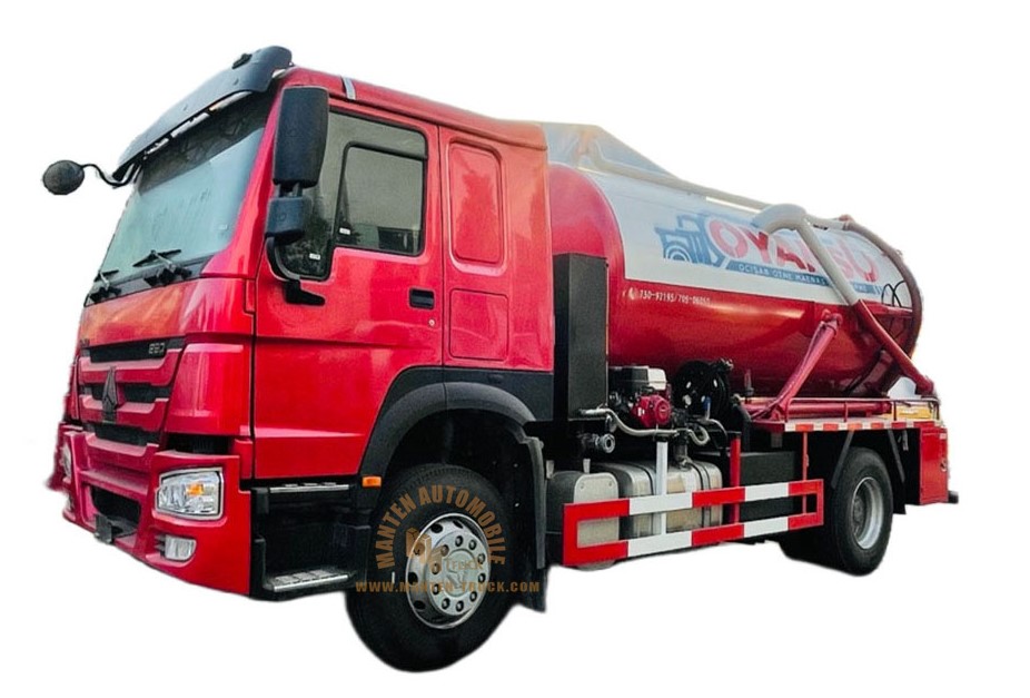 Sinotruk Howo 15 Tons Sewage Suction Truck