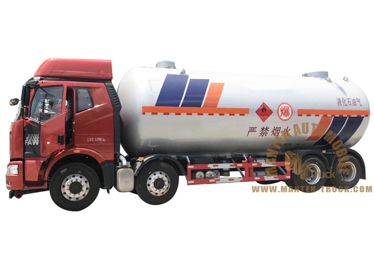 Faw 8x4 35cbm LPG Tanker Truck