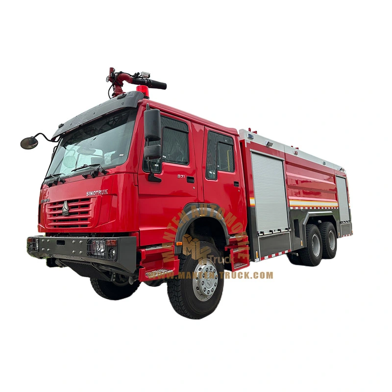 SINOTRUK HOWO 6x6 12ton Airport Fire Engines.
